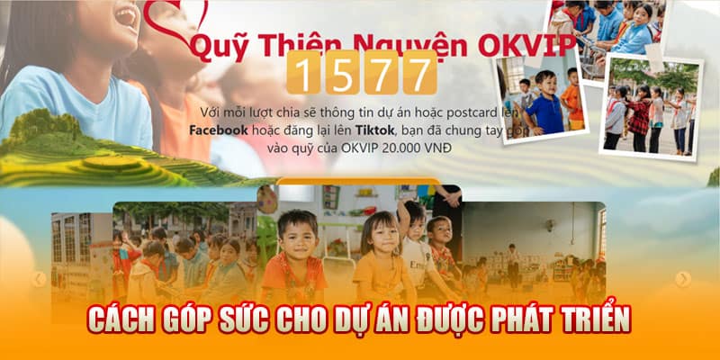 Kết quả đã đạt được của dự án thiện nguyện OKVIP vì trường đẹp cho em